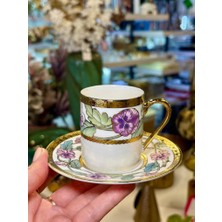 Acar Portıa Mor 6 Kişilik Türk Kahvesi Fincanı