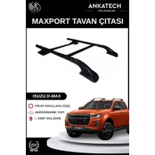 Ankatech Isuzu D-Max Siyah Ara Atkılı Maxport Tavan Çıtası Tüm Modeller