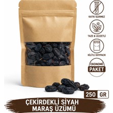 Natvera Çekirdekli Siyah Üzüm 250 gr – Doğal & Yoğun Aromalı