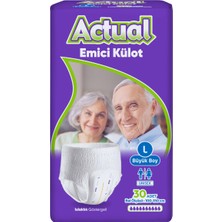Actual Ikiz Emici Külot Large 30'lu