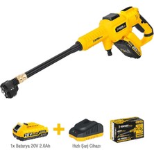 Butik Mey Ithalat® Sgs 5410 Akülü Basınçlı Oto Araba Bahçe Yıkama Tabancası Seti 30 Bar