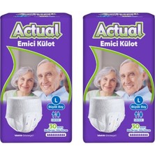 Actual Ikiz Emici Külot Large 30'lu x 2 Adet
