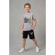 Crassi Erkek Çocuk Şortlu Takım Baskılı