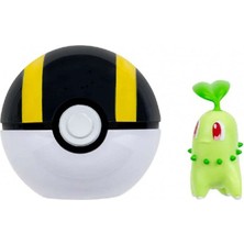 Pokemon Clip 'n' Go Poke Ball ve Chikorita Figür PKW4163