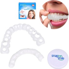 Pure Age Snapon Smile Snaponsmile Klipsli Diş Kaplama Tak Çıkar Geçici Beyaz Protez Diş Geçici Diş Uygulaması
