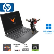 Hp victus Amd Ryzen 5-8645HS 40GB 2tb RTX3050 6gb W11 Pro 15.6" Fhd IPS 144Hz Gaming B9KM2EA Duddi
