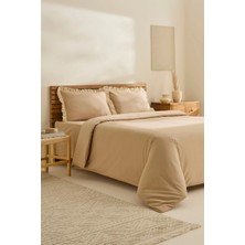 Kaşmir Home Lisa %100 Pamuk Çift Kişilik Nevresim Takımı Bej