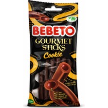 Bebeto Kurabiye Aromalı, Bitter Çikolata ve Fındık Dolgulu Şeker Çubukları