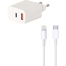 Compaxe CTA-250CA Tl 25+18 W Pd/qc+Type-C To Lightnıng 3A Kablolu Set