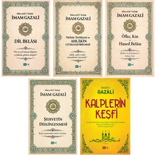 Tutku Yayınevi Imam Gazali Seti - 5 Kitap, Dil Belası Nefsin Terbiyesi Kalplerin Keşfi Islam Dilin Afetleri