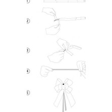 Papirüs Erkek Bebek Küçük Boy Pratik Kurdele (100 Adetlik Paket)