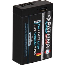 Patona 1352 Platinum Usb-C Girişli Batarya (Canon LP-E17)
