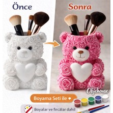 Wesank Boyanabilir Alç? Ay?c?k F?rçal?k / Kalemlik | Boya ve F?rça Dahil | Sanat Etkinli?i