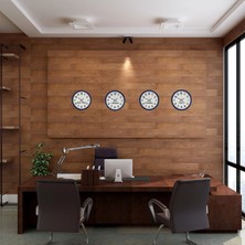 Mey İthalat Mey Ithalat® 36 cm 4’lü Dünya Saatleri Lacivert – Otel Tipi