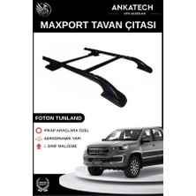 Ankatech Foton Tunland G7 Siyah Ara Atkılı Maxport Tavan Çıtası Tüm Modeller