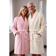 Limelight Select Ekonomik Aile Bornoz Seti (6 Parça)-Krem Pudra