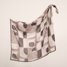 Piramit Naturel Eşarp | Blok