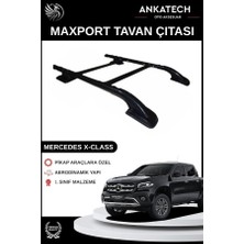 Ankatech Mercedes x Class Siyah Ara Atkılı Maxport Tavan Çıtası Tüm Modeller