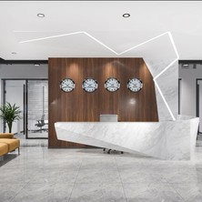 Mey İthalat Mey Ithalat® Krom Seri 36 cm Metal Dünya Saatleri (4’lü Set)