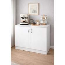 T Designo Ate Mutfak Alt Modül  Çok Amaçlı DOLAP120 cm Beyaz