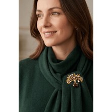 BB Bi Butik Shop Yakut Kırmızısı Hayat Ağacı Broşu