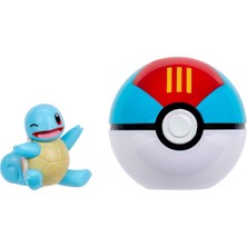 Pokemon Clip 'n' Go Poke Ball ve Squirtle Figür PKW4164