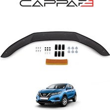 Cappafe Nissan Qashqai 2017-2021 Yıl Aralığı Uyumlu Kaput Rüzgarlığı 4mm