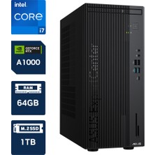 Asus Expertcenter D701MER-7147003290 I7 14700 64GB Ddr5 1tb M.2 Rtx A1000 8gb W11P Desktop