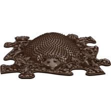 Muffik Kirpi Sert Tek Mat | Kahverengi · 29,80X29,80 cm · Ortopedik Mat & Duyusal Oyun ve Aktivite Halısı