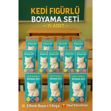 Wesank Ked? F?gürlü Boyama Set? – 15 Adet
