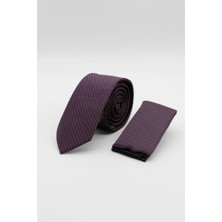 İmza Lacivert  Desenli 6 cm Kravat 1090250136