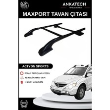 Ankatech Ssangyong Actyon Sports Siyah Ara Atkılı Maxport Tavan Çıtası Tüm Modeller