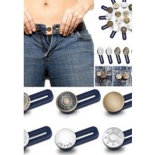 Ciyu Ticaret Metal Sihirli Düğme Kot Pantolon Bel Genişletici Sihirli Düğme 2'li
