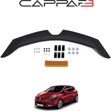 Cappafe Renault Clio 4 2012-2020 Yıl Aralığı Uyumlu Kaput Rüzgarlığı 3mm