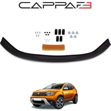 Cappafe Dacia Duster 2018-2024 Yıl Aralığı Uyumlu Kaput Rüzgarlığı 4mm
