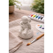 Wesank Boyanabilir Astronot Biblo – Akrilik Boyaya Uygun – Dekoratif Hobi Objesi