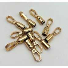 Angel Çanta Aksesuar 9 mm Light Gold Renk Kancalı Kovan 10 Adet