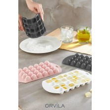 Orvila Piramit Şekilli Silikon Buz Kalıbı 24 Göz