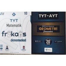 Karma Kr Akademi Yayınları Tyt Matematik 10'lu Frekans Denemeleri ve Toprak Yayıncılık Geometri Deneme Kitabı Tyt Ayt