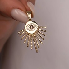 Hakan Mücevherat 14 Ayar Altın Kolye Ucu 4 cm