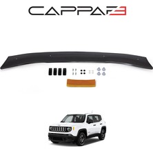 Cappafe Jeep Renegade 2015 Yılı ve Sonrası Uyumlu Kaput Rüzgarlığı 3mm