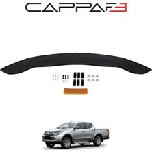 Cappafe Mitsubishi L200 2015-2019 Yıl Aralığı Uyumlu Kaput Rüzgarlığı 3mm