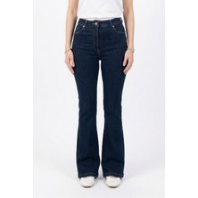 Lale Butik Ispanyol Paça Jean Pantolon 16187 Lacivert