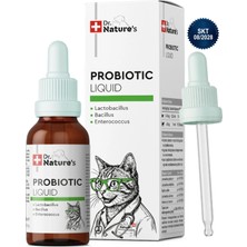 Dr. Nature's Kedi Probiyotik Damla 50 ml – Canlı Probiyotik İçeren Sindirim Desteği