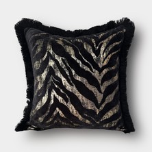 Lidoma Home "zebra" Püsküllü Kırlent Kılıfı - 45X45 - Gold