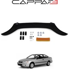 Cappafe Honda Civic 1995-2000 Yıl Aralığı Uyumlu Kaput Rüzgarlık 4mm