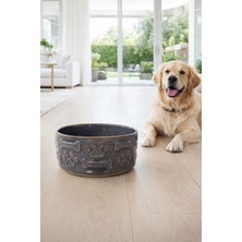 Porselen Diyarı Porselen Kedi Köpek Mama ve Su Kabı Yeşil  (14CM&5.5 Cm)