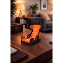 Boyahane Yarış Koltuğu Tasarımlı Telefon Standı Ergonomik Masaüstü Tutucu Dekoratif Şık Stand Ultra Dayanıklı