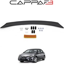 Cappafe Honda Civic 2006-2012 Yıl Aralığı Uyumlu Kaput Rüzgarlık 4mm