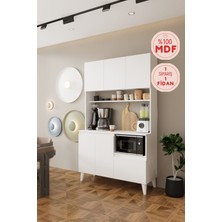 Balneom Moda 120 cm Mdf Kahve Köşesi